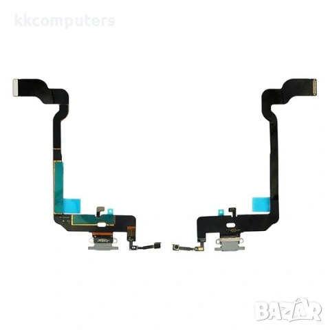 Лентов кабел за APPLE iPhone XS със сив конектор зареждане, микрофон Original