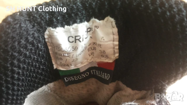 CRISPI GORE-TEX Vibram Real Leather Shoes разм EUR 38 обувки естествена кожа водонепромокаеми - 1301, снимка 14 - Дамски боти - 51197551