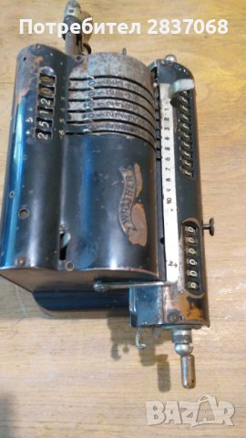 стара механична сметачна машина, снимка 2 - Антикварни и старинни предмети - 36950928
