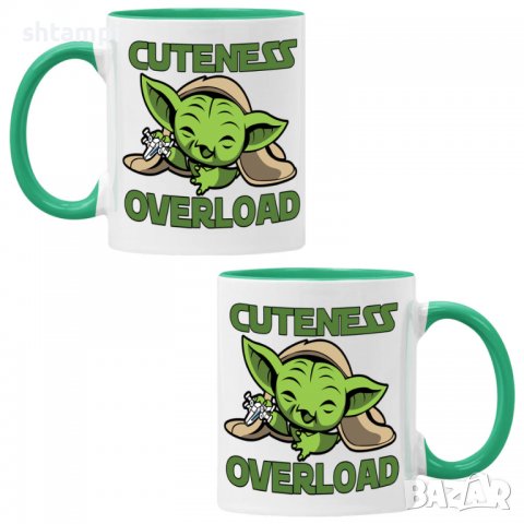 Чаша Star Wars Baby Yoda 2,Керамична Чаша, Кафе Чай, Игра,Изненада,Подарък,Повод,Празник,Рожден Ден, снимка 2 - Чаши - 38481489