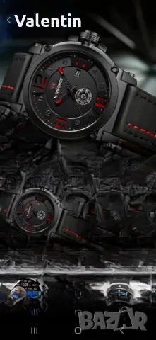 Продавам нов луксозен мъжки часовник, снимка 10 - Мъжки - 49483472