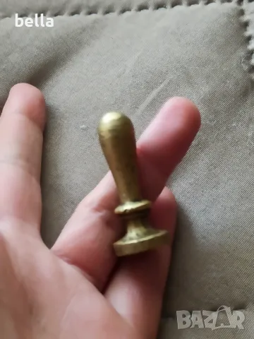 АНТИКВАРЕН БРОНЗОВ ПЕЧАТ, снимка 3 - Антикварни и старинни предмети - 50434029