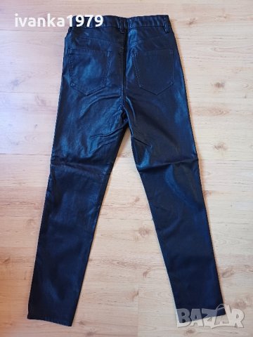 Кожен панталон H&M р.XS/34, снимка 5 - Панталони - 43582170