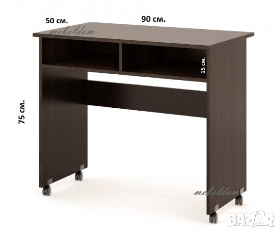 Бюро 90см. на колелца(код-1099), снимка 5 - Бюра - 8696562