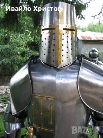 Рицарска броня - реален размер, снимка 5 - Антикварни и старинни предмети - 27596256