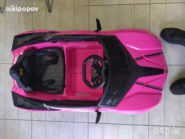 X Акумулаторна кола CORDOBA розова, снимка 9 - Детски велосипеди, триколки и коли - 53569563