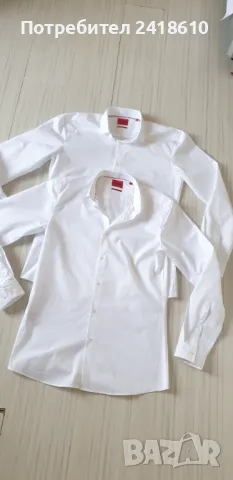 Hugo Boss HUGO Erondo Fit Easy Iron Mens Size 42/ 16 1/2 /L  40/15/3/4 S/ M НОВО! ОРИГИНАЛ! Мъжки Ри