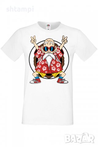 Мъжка тениска Dragon Ball Z Master Roshi,Анимация,игра,Празник,Повод,, снимка 9 - Тениски - 37878785