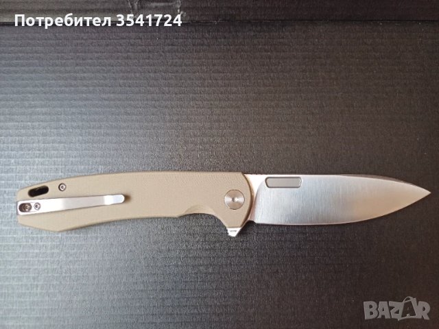 Нож Trivisa със стомана 14C28N, микарта и керамични лагери, снимка 9 - Ножове - 46976922