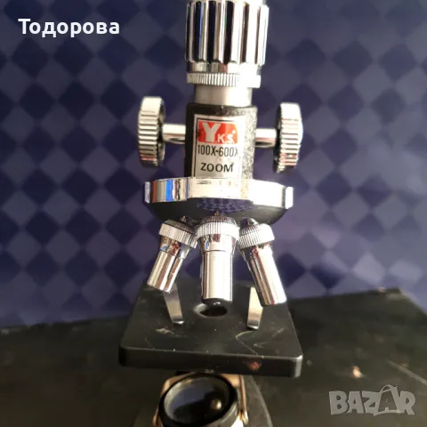 Микроскоп с комплект принадлежности в куфар., снимка 9 - Антикварни и старинни предмети - 50131056