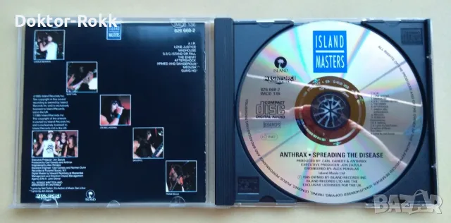 Amon Amarth, Anthrax, Arch Enemy, Asphyx - DEATH, THRASH, HARDCORE - оригинални дискове, снимка 6 - CD дискове - 50428408