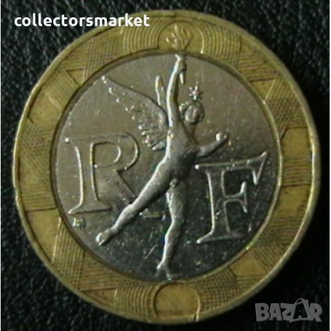 10 франка 1988, Франция, снимка 2 - Нумизматика и бонистика - 28433301