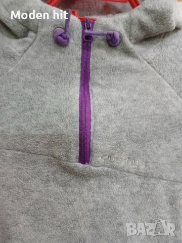 Quechua худи /сучър/ от полар размер XS, снимка 2 - Суичъри - 52643766