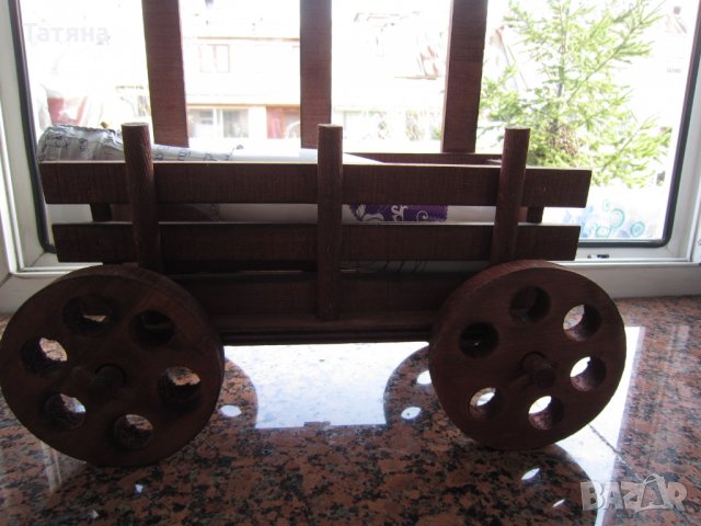 количка за аранжиране на цветя  или висящи чаши и бутилка ; ВАЗА за   ОРХИДЕИ / ХОЛАНДИЯ/ ;, снимка 2 - Декорация за дома - 28688293