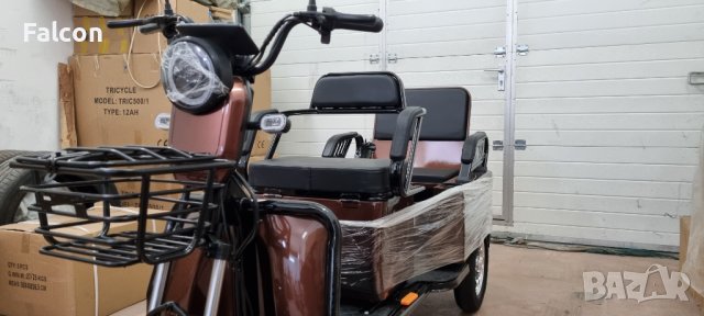 Електрическа триколка А10 карго лукс двуместна товарна, снимка 11 - Мотоциклети и мототехника - 43955686