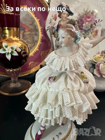 Volkstedt Фолкщед Germany  Curca 1945 Код P1773, снимка 13 - Декорация за дома - 53001664