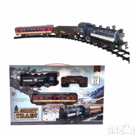 Електрическо детско влакче Orbit Train - 15 части, снимка 6 - Коли, камиони, мотори, писти - 52038095