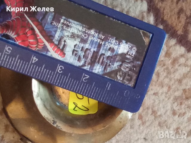 Стара бронзова кошничка малка 33952, снимка 6 - Колекции - 38813840