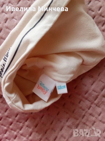 Памучни шапки за момиче размер 62-68,68 , снимка 3 - Бебешки шапки - 51369409