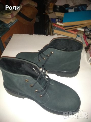 НОВИ мъжки спортни боти NEW LANDER естествена кожа  с топла подплата н-44.5 -45, снимка 4 - Мъжки боти - 43116651