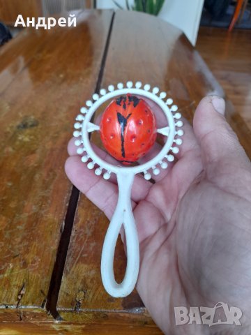 Стара детска играчка залъгалка,дрънкалка #8, снимка 2 - Други ценни предмети - 40417639