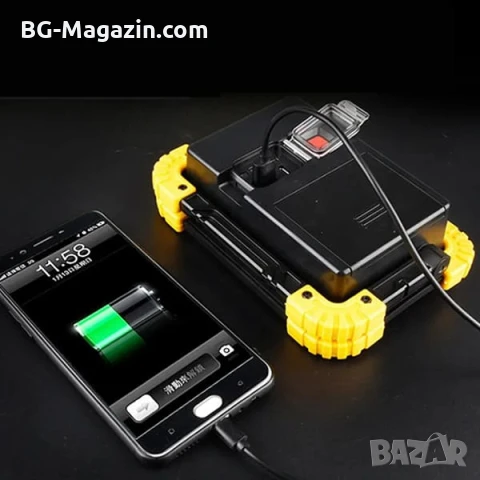 Мощна преносима къмпинг лампа LED осветление фенер презареждаща се USB за риболов палатка аварии, снимка 3 - Къмпинг осветление - 51016999