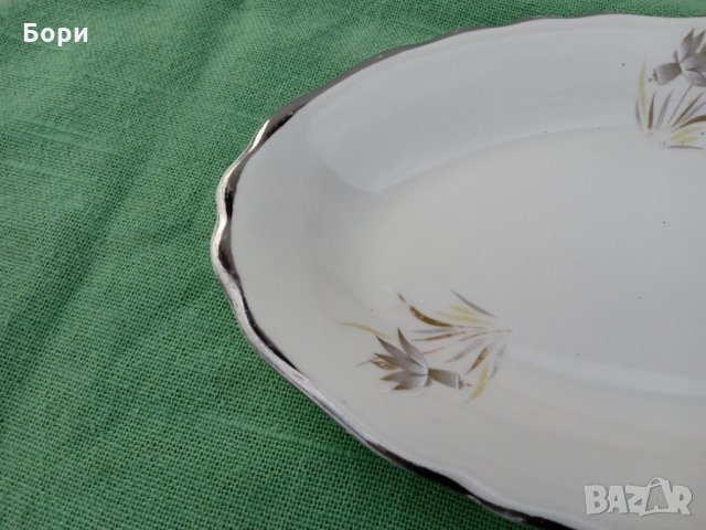 CANDIA порцеланово плато 1960г, снимка 3 - Чинии - 35182567