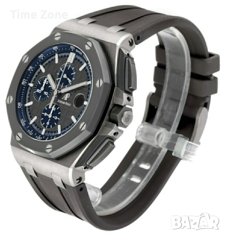 Audemars Piguet Royal Oak Offshore Chronograph 44mm Grey-Blue Dial & Ceramic Различни Варианти, снимка 6 - Мъжки - 52998577