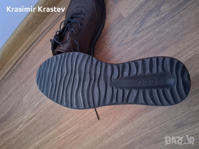 Спортно елегантни обувки Ecco 43, снимка 4 - Спортно елегантни обувки - 52177004