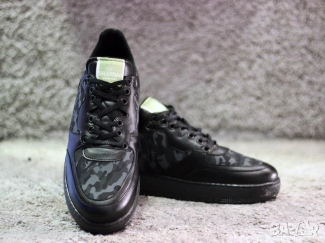 🥇 Valentino мъжки маратонки – Размер 40 – Черно & камуфлаж, снимка 3 - Маратонки - 51241899