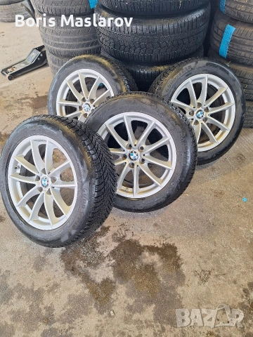 Джанти + 225 55 17 Зимни Goodyear Ultra grip Performance 3, снимка 1 - Гуми и джанти - 53575829