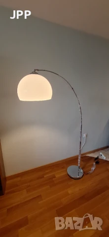 Лампа за под BRILLIANT Vessa, хромирана, снимка 2 - Настолни лампи - 50915704