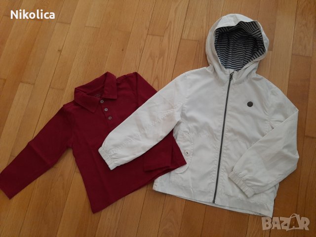 Детско яке ZARA,блузки FERRARI,Calvin Klein,H&M за 5-6 г.момче , снимка 3 - Детски комплекти - 28191225
