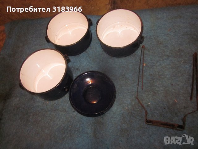 емайлирани канчета от 1960 година, снимка 3 - Кутии за храна - 39876988