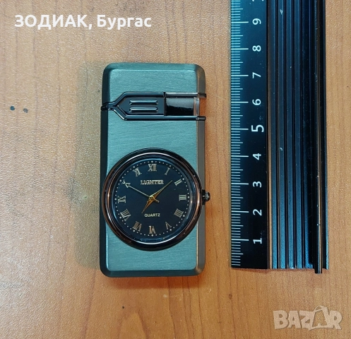 НОВА Газова Запалка с Часовник, снимка 6 - Запалки - 27496079