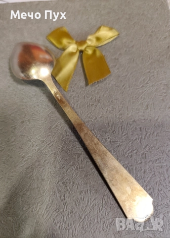 Стари сребърни лъжички с позлата и емайл, снимка 3 - Антикварни и старинни предмети - 51612987