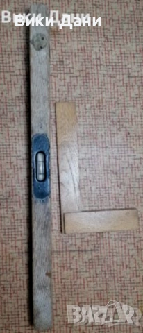 стар дървени инструменти транспортир нивелир прав ъгъл гребен, снимка 13 - Антикварни и старинни предмети - 38480831