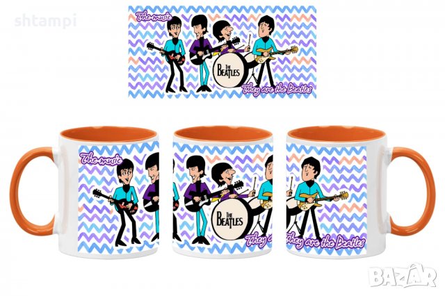 Чаша Beatles 15,Керамична Чаша, Кафе Чай, Игра,Изненада,Подарък,Повод,Празник,Рожден Ден, снимка 4 - Чаши - 38508729