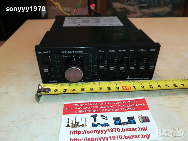 mitsubishi cv-23em-stereo amplifier 12v-made in japan 2304221842, снимка 2 - Ресийвъри, усилватели, смесителни пултове - 36546446