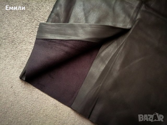 Нова дамска кожена пола в черен цвят р-р XS, S, M (EU 34, 36, 38) - Primark, снимка 11 - Поли - 43870938