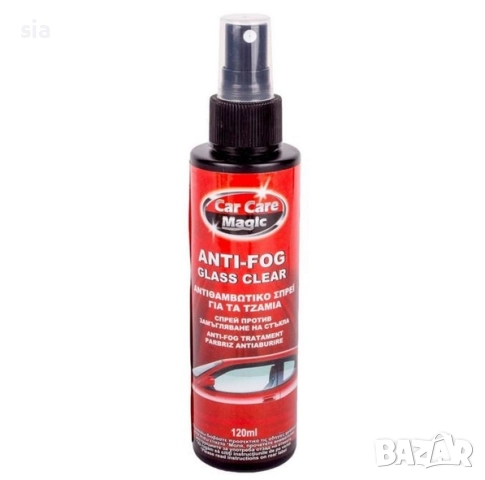 Спрей за стъкла на кола против замъгляване 120мл