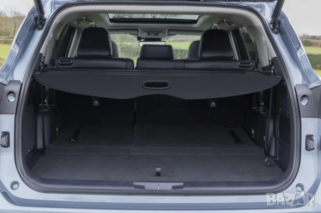 Щора за багажник Toyota Highlander IV 2019+, черна, алуминий и PVC