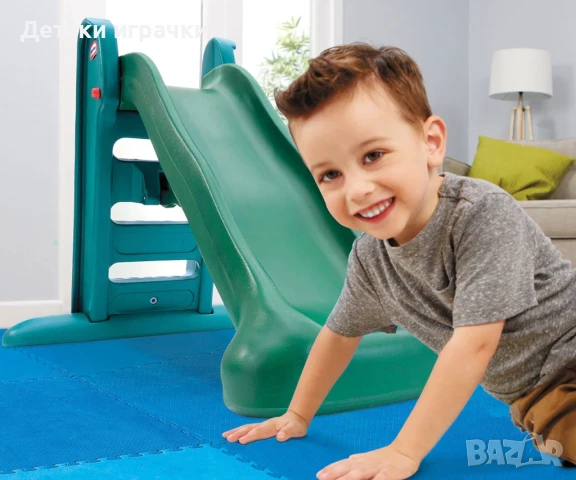 Детска пързалка сгъваема Little Tikes, зелена, снимка 5 - Други - 50991211