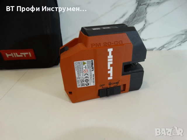 Hilti PM 20 CG - Зелен лазер с отвес, снимка 3 - Измервателни инструменти - 51939709