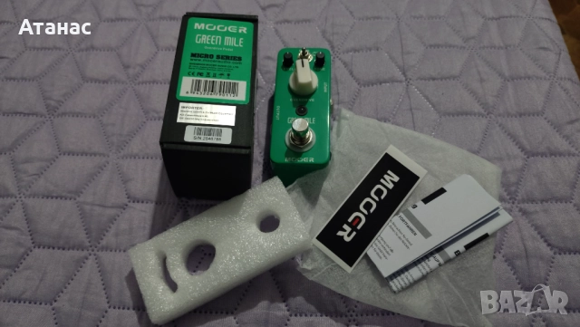 Ефект за китара - Mooer Green Mile Overdrive, снимка 2 - Китари - 52660265