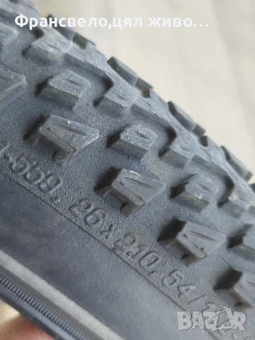 26 цола гума против пукане за велосипед колело Schwalbe marathon plus , снимка 3 - Части за велосипеди - 51091114