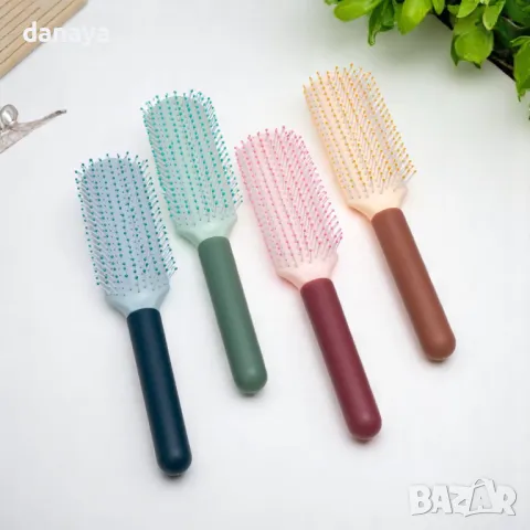 5922 Цветна четка за коса, 21 см, снимка 4 - Други - 50412495