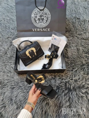 обувки на ток versace , снимка 9 - Дамски обувки на ток - 51307138