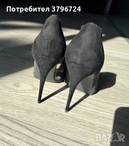 Дамски обувки JustFab на ток с камъчета, снимка 5 - Дамски обувки на ток - 52307613