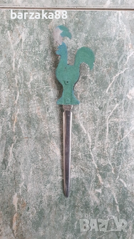 Нож за писма Петел, снимка 4 - Колекции - 53536861